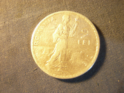 Moneda 2 lei 1912 Carol I argint cal. f.buna foto