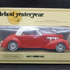 Macheta Matchbox Models of Yesteryear Y-18 Cord 812