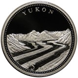 D2 Canada 25 cents 1992/ 125th Anniversary of Canadian Confederation/Yukon/argint .925 ,6 g / /Proof