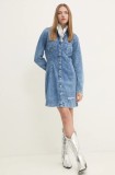 Karl Lagerfeld Jeans rochie din denim mini, evazată, 246J1302