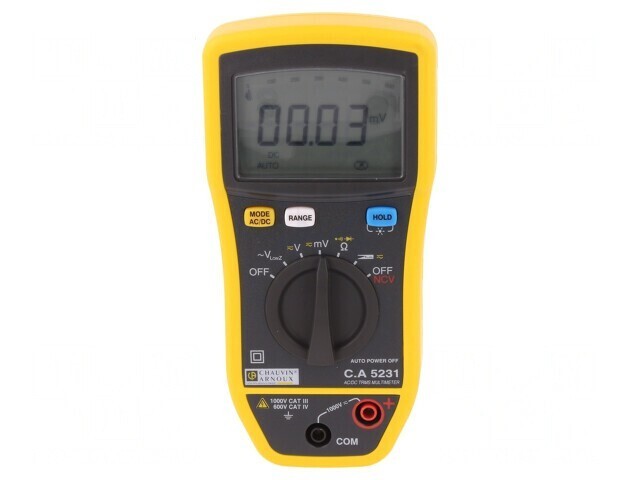 Multimetru Digital True RMS 6000 Baragraf LCD 61 Segmente