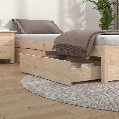 vidaXL Sertare pentru pat, 4 buc., lemn masiv de pin foto