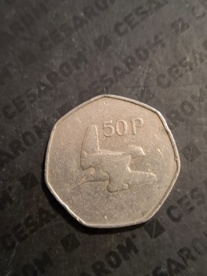 50 pence 1970 foto