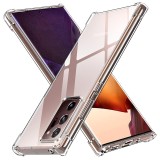 Husa antisoc compatibila samsung galaxy note 20 ultra 4g / note 20 ultra 5g, pro airbag, clear