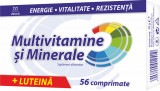 Cumpara ieftin Multivitamine si minerale + Luteina, 56 comprimate Zdrovit