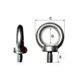 Inel cu surub incorporat m20 / 40mm/72mm, MK