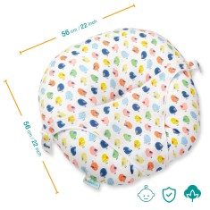 Perna pentru nou nascuti Banbaloo, 56 x 56 cm, husa bumbac, multicolor