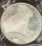 (S) MONEDA DIN ARGINT AUSTRIA - 100 SCHILLING 1979, FESTIVALUL SI SALA DE CONGRESE BREGENZ - PROOF, Europa