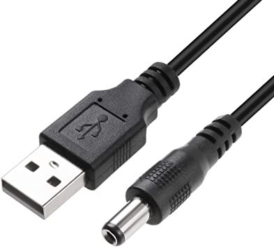 Cablu alimentare Active, USB 5V 1A, la mufa jack 5.5x2.1mm, 1.8m foto
