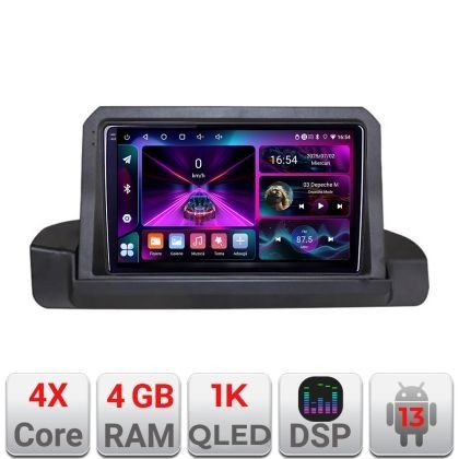 Navigatie BMW Seria 3 E90 fara ecran de fabrica 4+64 InCell Display 1K Android Waze USB Navigatie Internet Youtube Radio Kit-e90+EDT CarStore Technolo