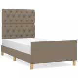 Cumpara ieftin Cadru de pat fara saltea Taupe 80x200 cm tesatura