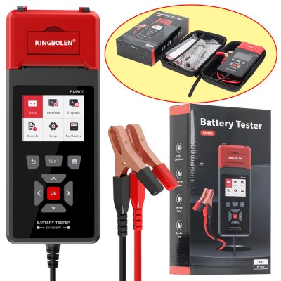 Tester pentru baterii auto cu imprimanta GizMondo&amp;reg; BM800,6V / 12V / 24V foto