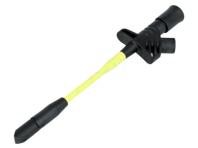 Clips de măsurare negru 4mm 10A 60VDC 30VAC foto