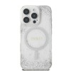 Husa pentru iPhone 16 Pro - IML Glitter Gradient MagSafe (GUHMP16LRGRGES) - Silver, Guess
