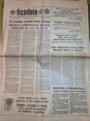 ziarul scanteia 21 octombrie 1989 foto