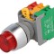 Comutator acționat prin apăsare 22mm 1 NC NO