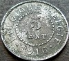 Moneda istorica 5 CENTI - BELGIA, anul 1916 *cod 679, Europa, Zinc