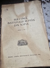 Buletinul Institutului Roman din Sofia - Anul I Nr. I 1941 foto