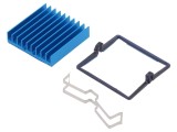 Radiator cu aripioare BGA albastru 31x31mm
