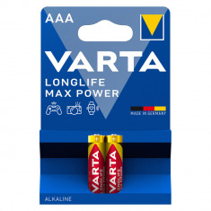 Baterii Alcaline AAA LR3 1.5V Varta Max Power Blister 2 foto