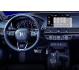 Folie Protectie Display Navigatie, Duragon, Honda Civic e:HEV (EU) 2022+, silicon Transparent, Anti-zgarieturi, Kit instalare