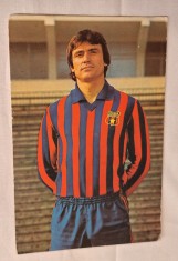 STEFAN SAMES capitanul echipei de fotbal Steaua Bucuresti - carte postala 1970