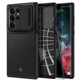 Husa Spigen Optik Armor pentru Samsung Galaxy S22 Ultra Negru