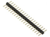 Șir pini tată 2mm 20 PIN THT aurit pentru PCB