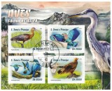 Cumpara ieftin S. TOME E PRINCIPE 2016 - Fauna asiatica, Pasari / set complet - colita+bloc, Stampilat