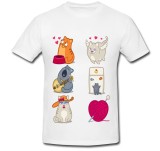 Cumpara ieftin Tricou &quot; Cartoon cat icon &quot;
