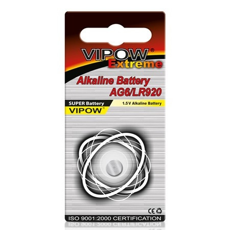 BATERIE VIPOW EXTREME AG6 1 BUC/BLISTER - BAT0186