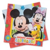 șervețele H&acirc;rtie Disney Mickey Mouse, Multicolor, 33x33cm, Set 16 Bucăți