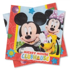 șervețele H&acirc;rtie Disney Mickey Mouse, Multicolor, 33x33cm, Set 16 Bucăți