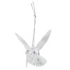 Decoratiune Craciun, tip pasare, transparent, 7 x 10 x 9.5 cm, 31192033