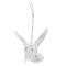 Decoratiune Craciun, tip pasare, transparent, 7 x 10 x 9.5 cm, 31192033
