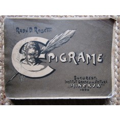 EPIGRAME de RADU D. ROSETTI, BUC. 1906