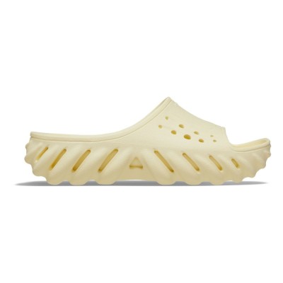 Papuci Crocs Echo Slide Galben - Buttercream foto