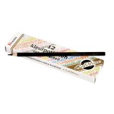 Set 12 creioane colorate Goldline 3.7 mm Negru - Heutink