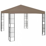 VidaXL Pavilion, gri taupe, 3 x 3 m