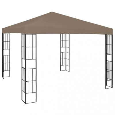 vidaXL Pavilion, gri taupe, 3 x 3 m foto