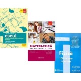 Pachet Bacalaureat 2026. Eseul. Literatura Romana. Pregatire individuala pentru proba scrisa, Matematica M1. Teste si Fizica 100 variante rezolvate -