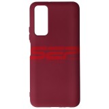 Husa Silicon Burgundy Huawei P Smart 2021, High Copy, Protectie Premium