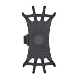 Cumpara ieftin Suport universal din silicon pentru Telefoane cu Display pana la 8&quot;, Flexibil, Montaj pe Ghidon, Compatibil si cu Carut, Trotineta sau Scuter, Negru