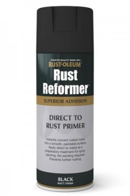 Convertor Rugina. Primer Rust Oleum negru 400ml foto
