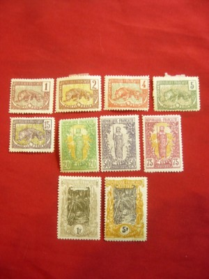 Set 3 serii mici 1901 ,1907 ,1922 -Congo -Fauna si Peisaje 17 val foto