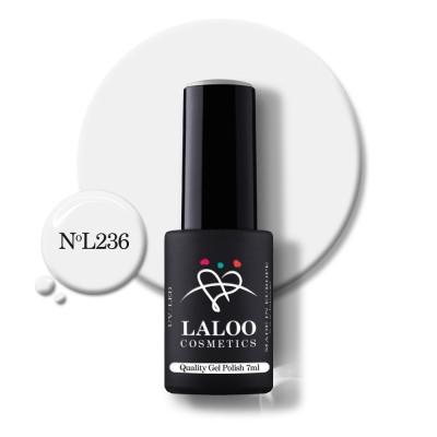 236 Milky White French | Laloo gel polish 7ml foto