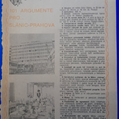 1987, Reclamă statiune SLANIC MOLDOVA comunism 24x16 cm epoca aur BACAU