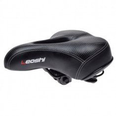 Sa cu arcuri bicicleta city, cu gaura de ventilatie, Leoshi, culoare negru PB Cod:AWR2074