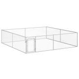 Cumpara ieftin Padoc pentru caini de exterior, 4 x 4 x 1 m, otel galvanizat