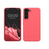 Husa din silicon Kwmobile pentru Samsung Galaxy S22, Coral neon - RESIGILAT